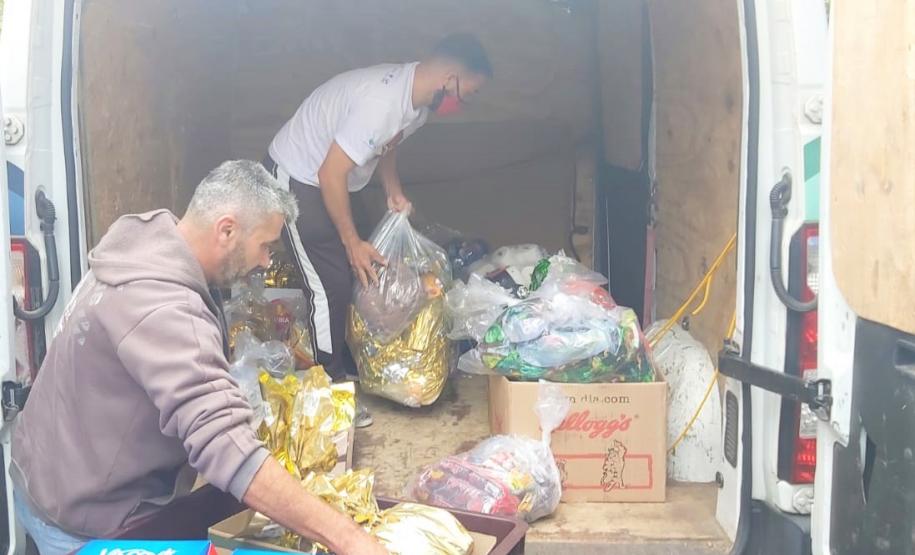 IPEM-PR faz doação de produtos pré-embalados ao Provopar, em Curitiba