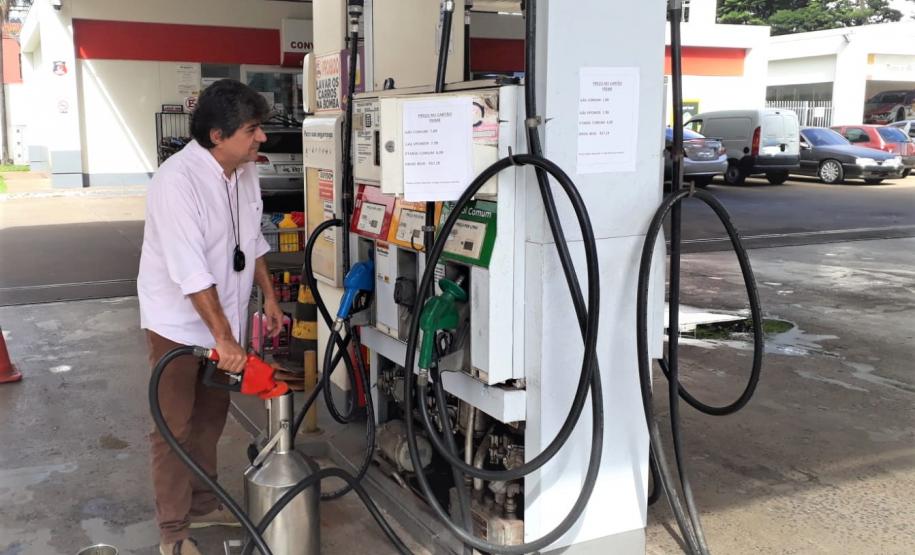 Regional de Maringá fiscaliza bombas de combustíveis no Noroeste do Estado