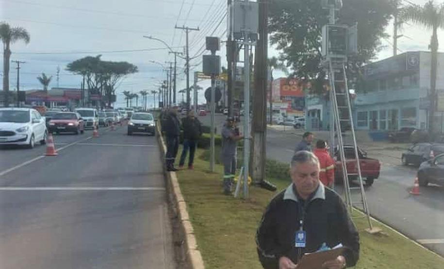 Radares na Região de Guarapuava são verificados pelo IPEM-PR