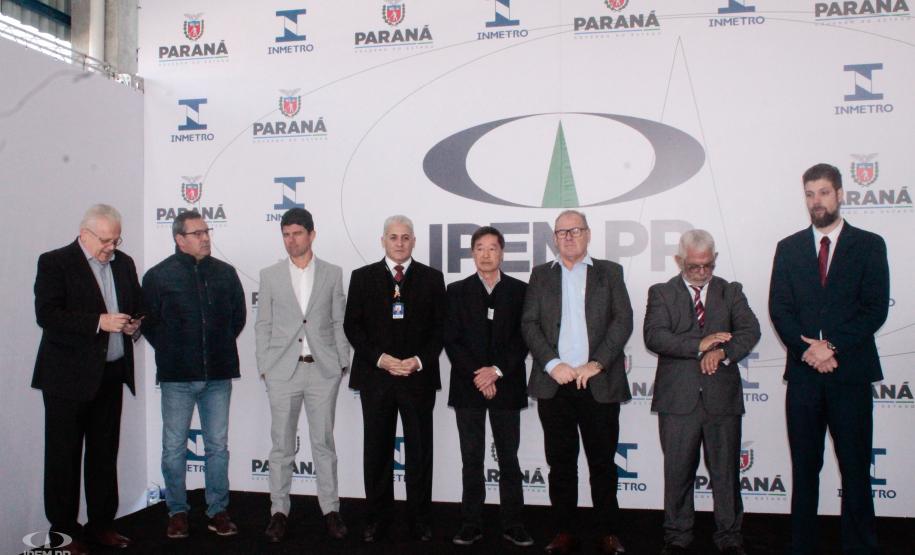 Fotos da inauguração do novo posto de verificação de veículos-tanque em Araucária