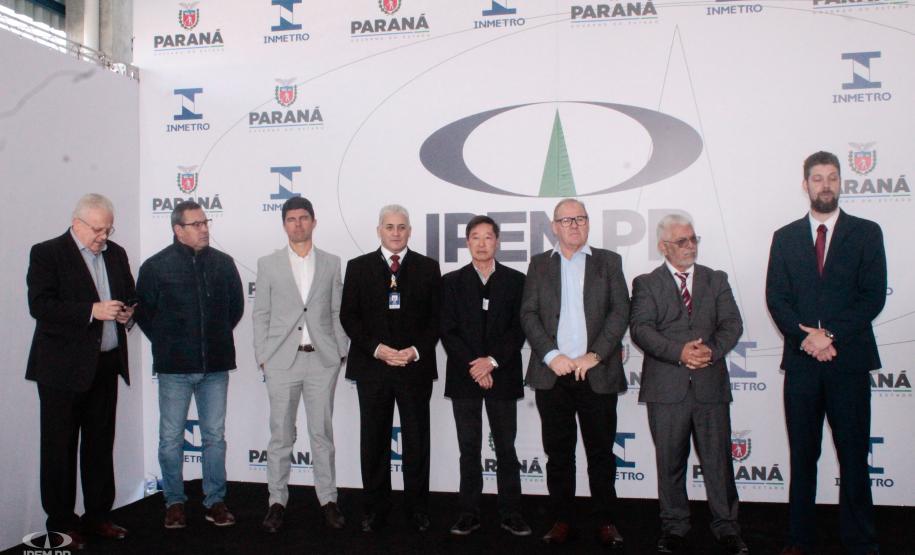 Fotos da inauguração do novo posto de verificação de veículos-tanque em Araucária