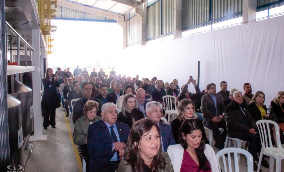 Fotos da inauguração do novo posto de verificação de veículos-tanque em Araucária