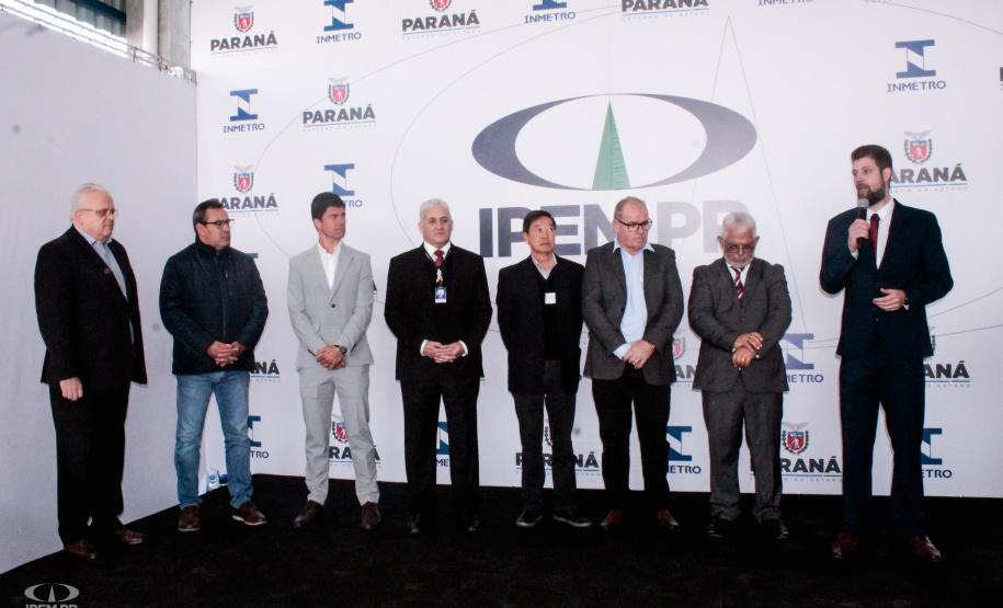 Fotos da inauguração do novo posto de verificação de veículos-tanque em Araucária