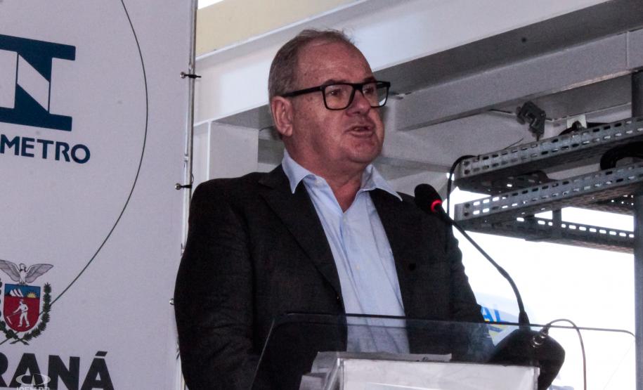 Fotos da inauguração do novo posto de verificação de veículos-tanque em Araucária