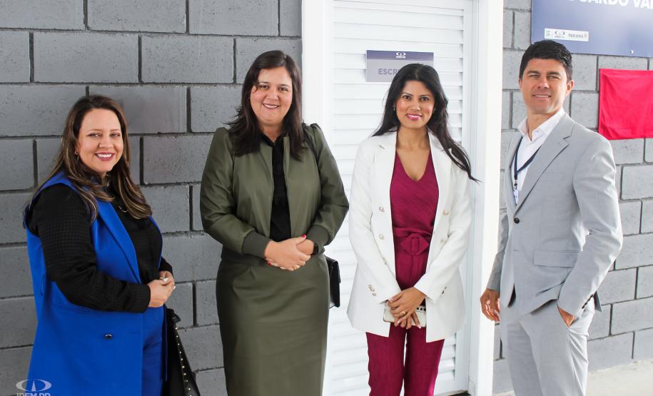 Fotos da inauguração do novo posto de verificação de veículos-tanque em Araucária