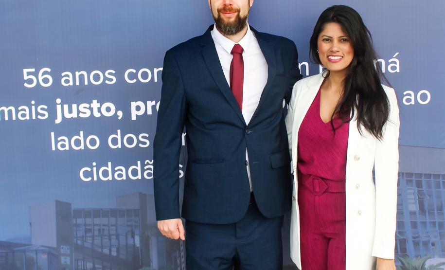 Fotos da inauguração do novo posto de verificação de veículos-tanque em Araucária