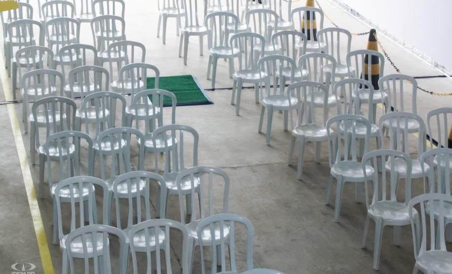 Fotos da inauguração do novo posto de verificação de veículos-tanque em Araucária