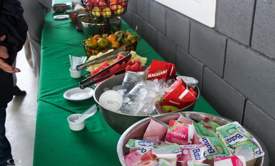 Fotos da inauguração do novo posto de verificação de veículos-tanque em Araucária