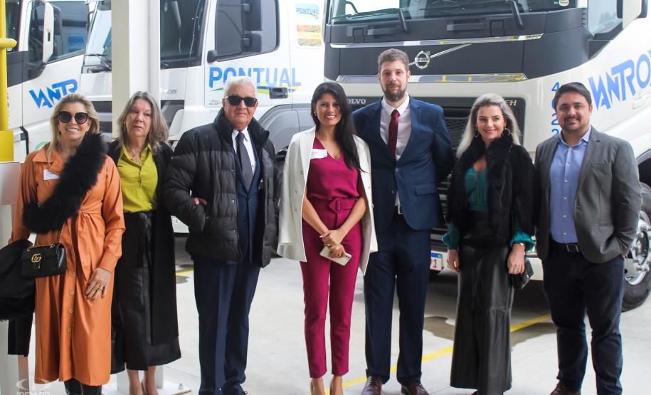 Fotos da inauguração do novo posto de verificação de veículos-tanque em Araucária