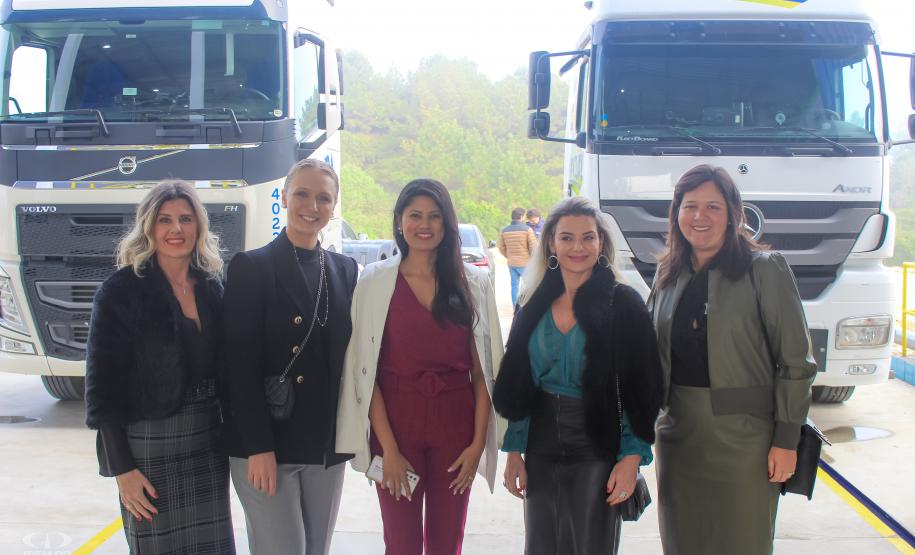 Fotos da inauguração do novo posto de verificação de veículos-tanque em Araucária