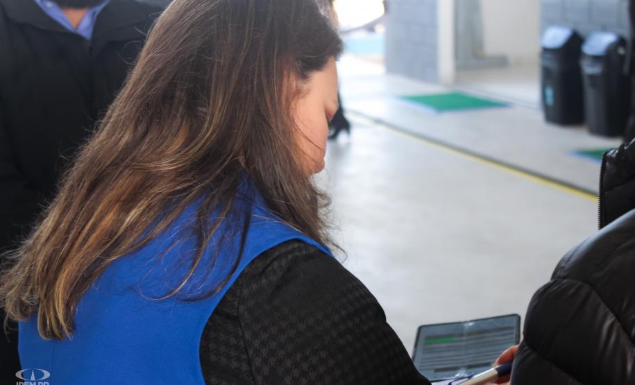 Fotos da inauguração do novo posto de verificação de veículos-tanque em Araucária