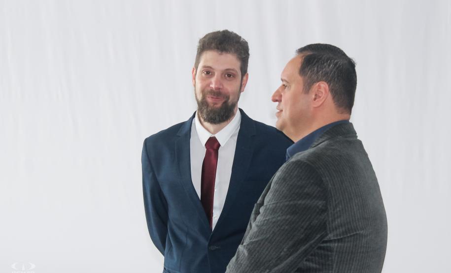 Fotos da inauguração do novo posto de verificação de veículos-tanque em Araucária