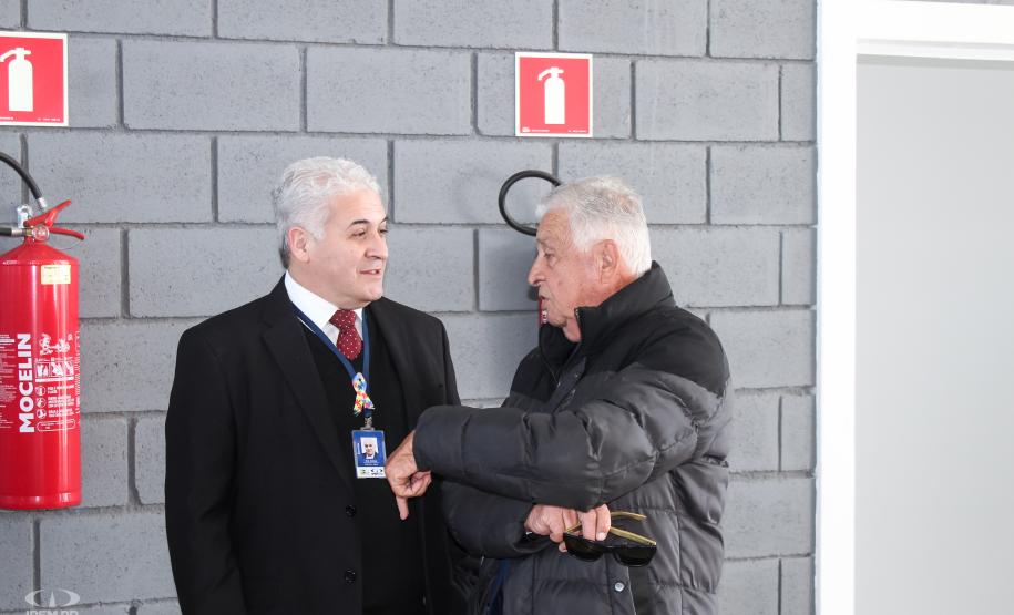 Fotos da inauguração do novo posto de verificação de veículos-tanque em Araucária
