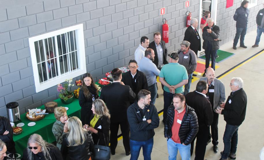 Fotos da inauguração do novo posto de verificação de veículos-tanque em Araucária