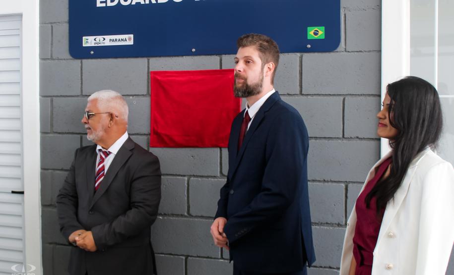 Fotos da inauguração do novo posto de verificação de veículos-tanque em Araucária