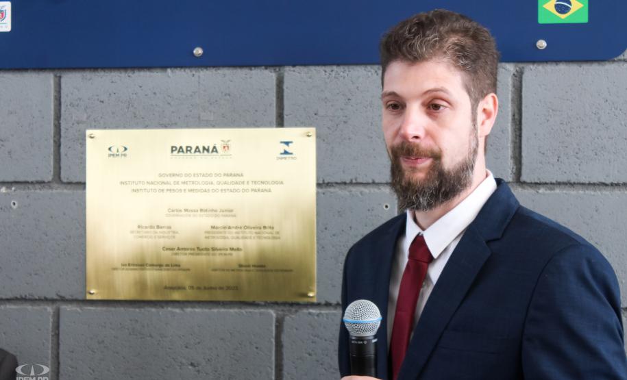 Fotos da inauguração do novo posto de verificação de veículos-tanque em Araucária