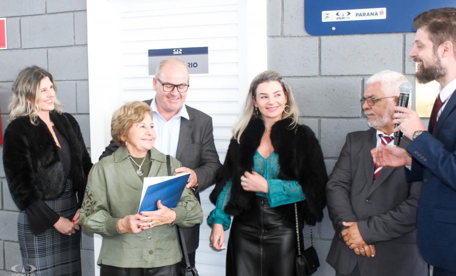 Fotos da inauguração do novo posto de verificação de veículos-tanque em Araucária