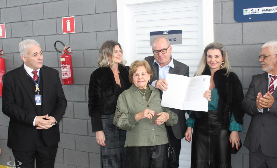 Fotos da inauguração do novo posto de verificação de veículos-tanque em Araucária