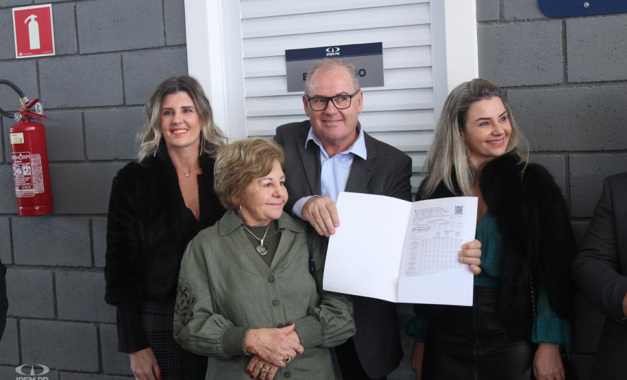 Fotos da inauguração do novo posto de verificação de veículos-tanque em Araucária