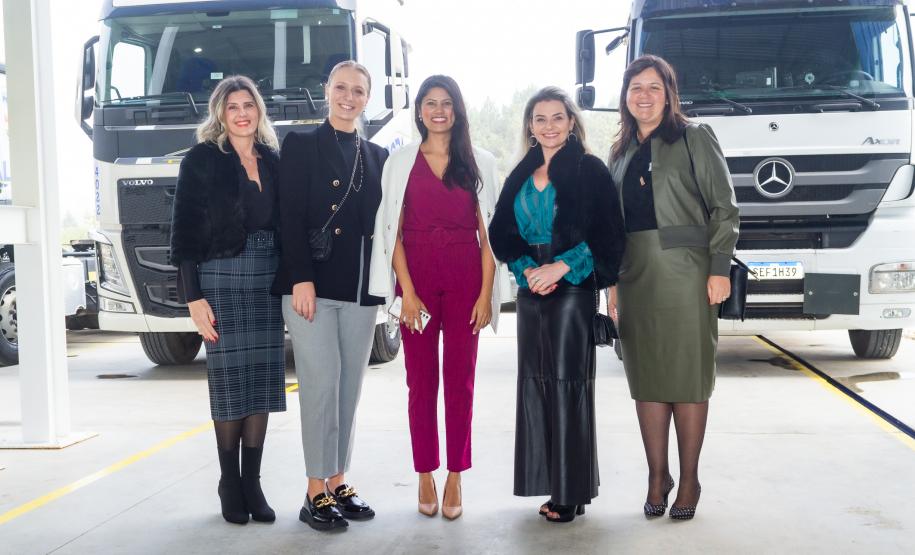 Fotos da inauguração do novo posto de verificação de veículos-tanque em Araucária