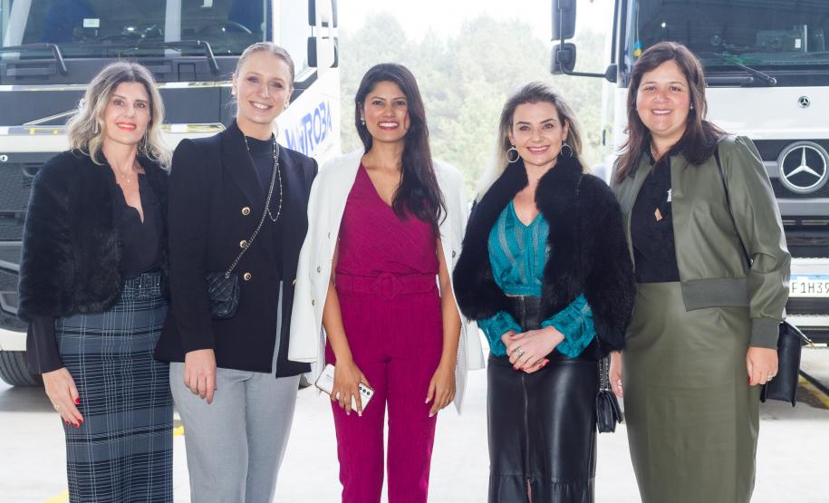 Fotos da inauguração do novo posto de verificação de veículos-tanque em Araucária