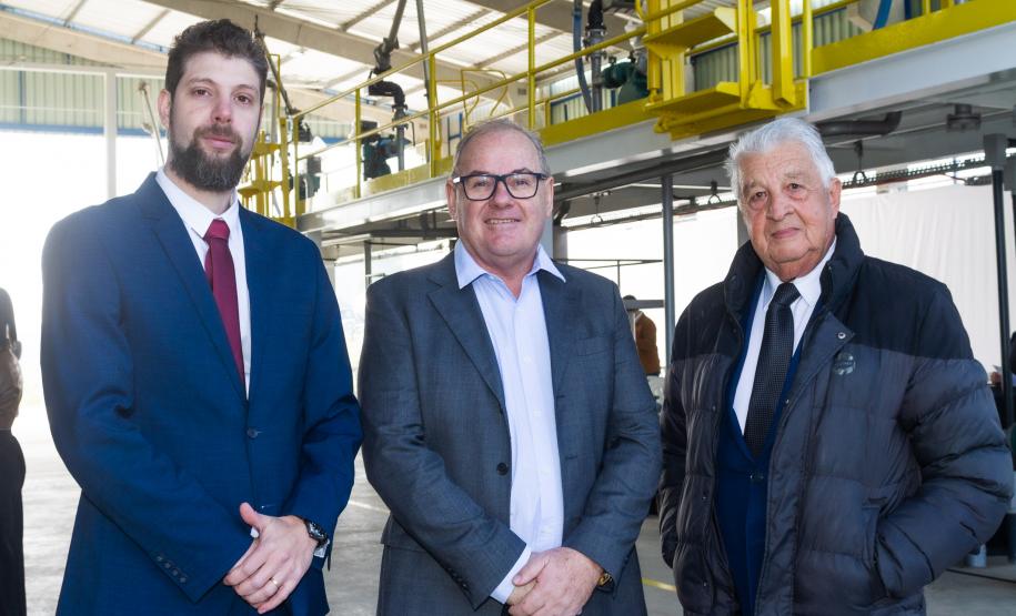 Fotos da inauguração do novo posto de verificação de veículos-tanque em Araucária