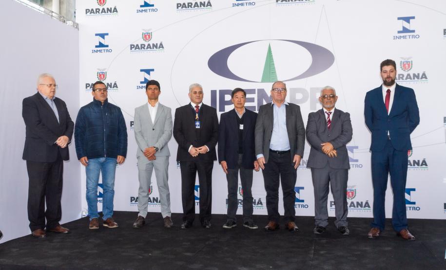 Fotos da inauguração do novo posto de verificação de veículos-tanque em Araucária