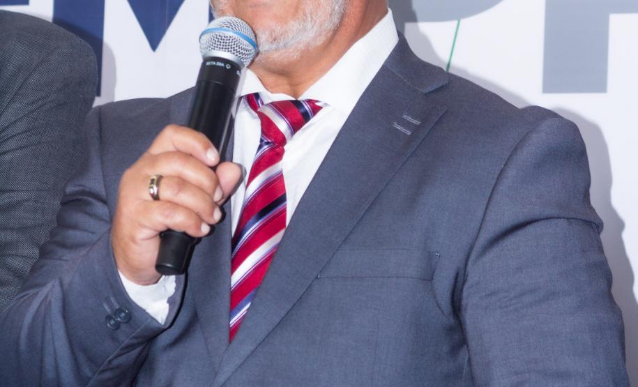 Fotos da inauguração do novo posto de verificação de veículos-tanque em Araucária