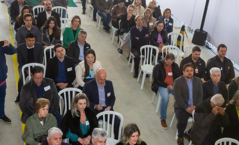 Fotos da inauguração do novo posto de verificação de veículos-tanque em Araucária