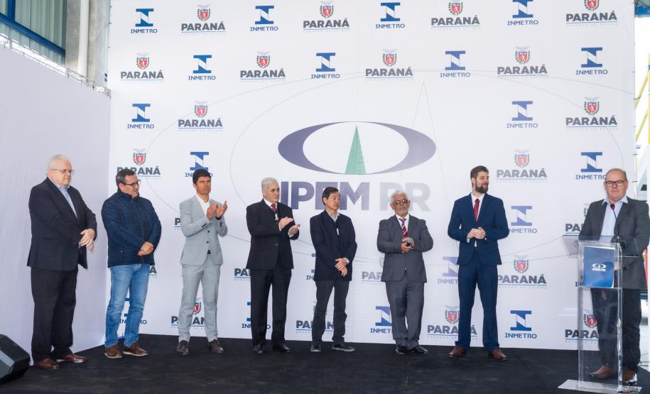 Fotos da inauguração do novo posto de verificação de veículos-tanque em Araucária