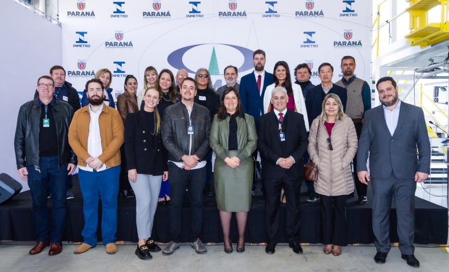 Fotos da inauguração do novo posto de verificação de veículos-tanque em Araucária