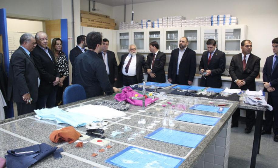 Reinauguração Laboratório Têxtil