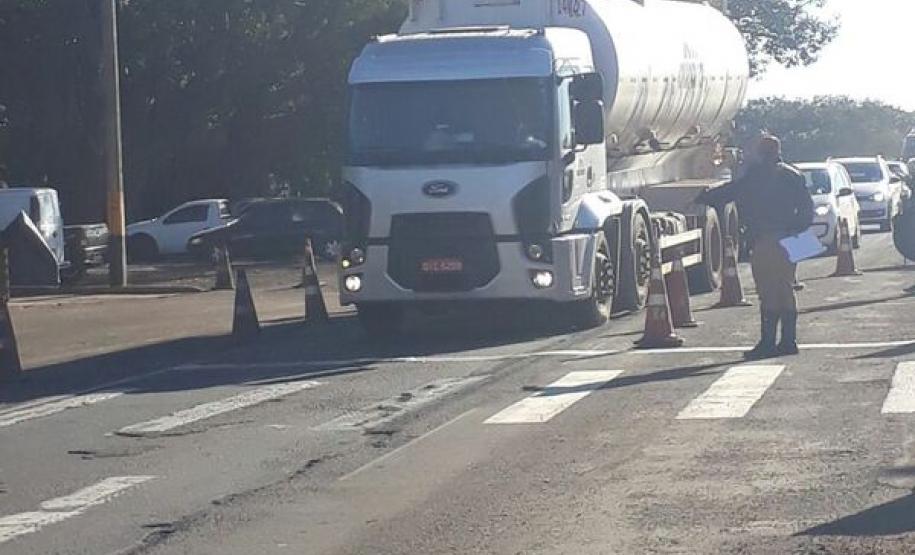 Fiscalização no Posto Rodoviário de Igaraçu-PR