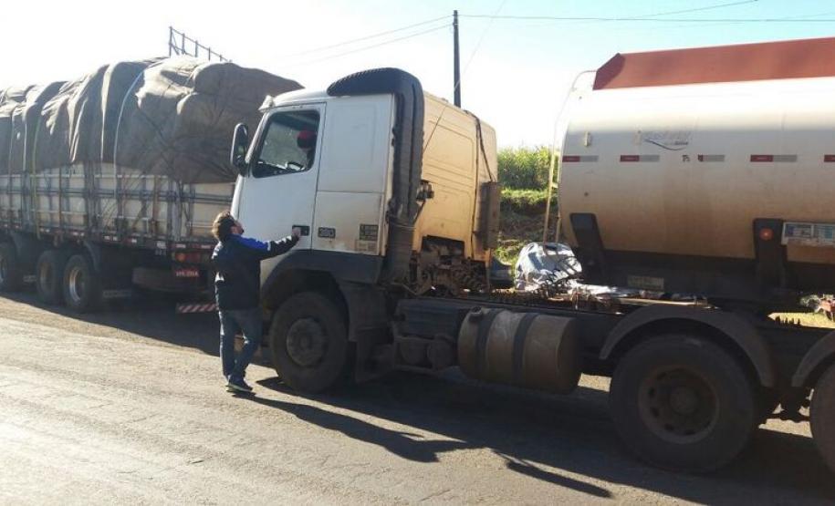 Fiscalização no Posto Rodoviário de Igaraçu-PR