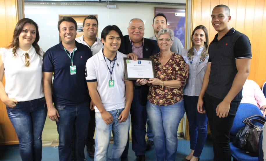 Homenagem da Câmara de Londrina