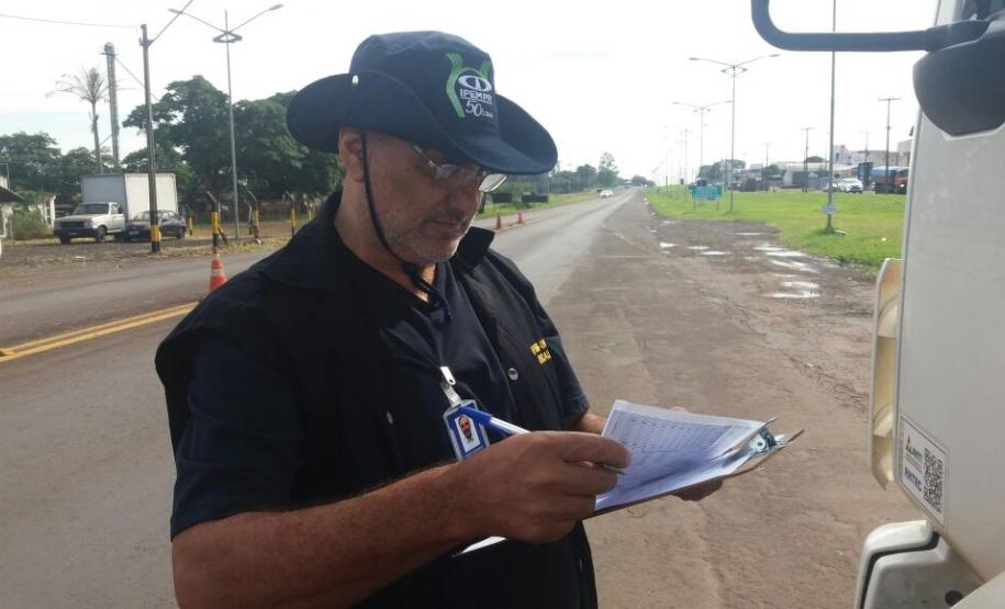 Fiscalização de cronotacógrafos