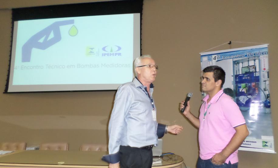 David Baggio e Aníbal Requião Neto - 4º Encontro Técnico em Bombas Medidoras de Combustíveis Líquidos - Curitiba