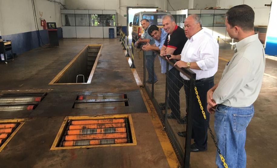Visita à empresa Truckvel, posto de ensaio de cronotacógrafos