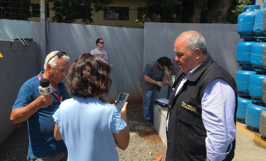 Gás Maringá Presidente do Ipem-PR Oliveira Filho