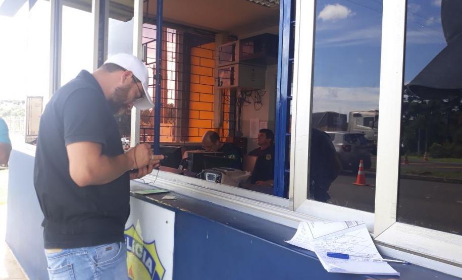 Guarapuava 31 01 18 Fiscalização de cronotacógrafos no Posto da Polícia Rodoviária Federal, na BR 277, em Guarapuava