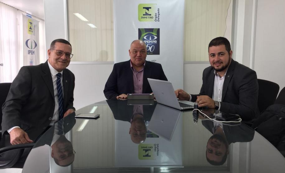 Presidente Oliveira, Paulo Gomes da Silva e Daniel Campos