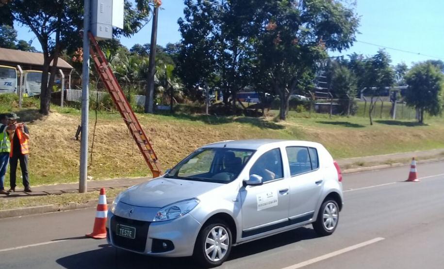 2018 05 13 Radar Londrina Radares em Londrina passam por aferição da equipe da Regional do Ipem naquela cidade