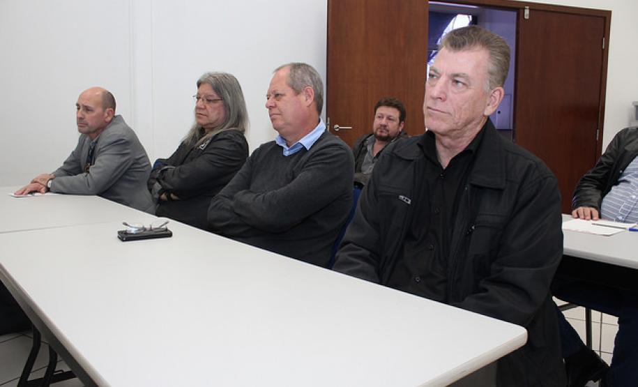 Inmetro e Ipems discutiram o comércio internacional de grãos nas três fronteiras, em Foz do Iguaçu - Barcellos, Brandes, Carpes e Sérgio Camargo