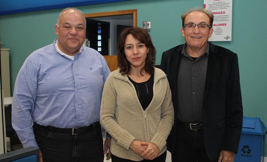 Inmetro e Ipems discutiram o comércio internacional de grãos nas três fronteiras, em Foz do Iguaçu - Oliveira, representante do Sebrae, Francisco Bessa