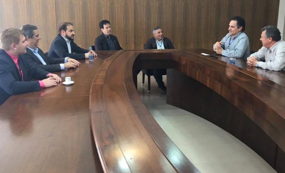 Reunião na Prefeitura de Guarapuava