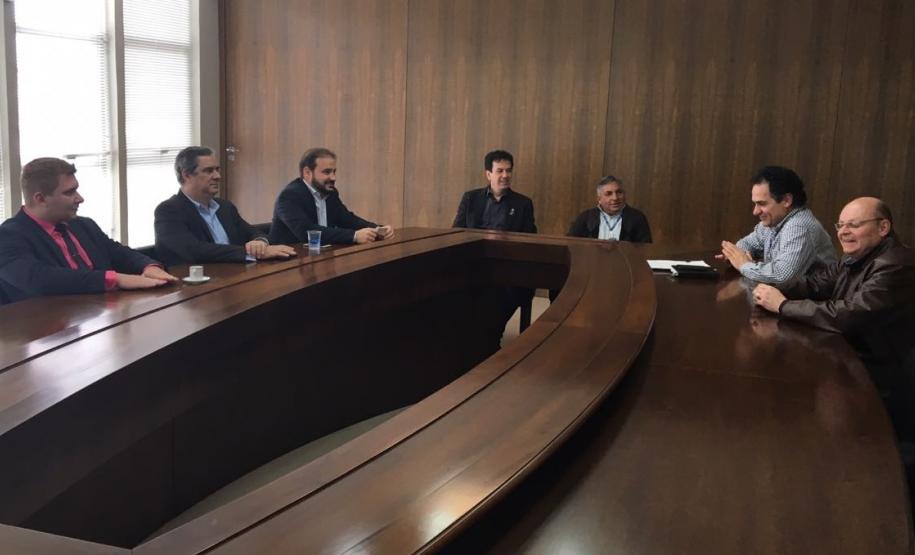 Reunião na Prefeitura de Guarapuava