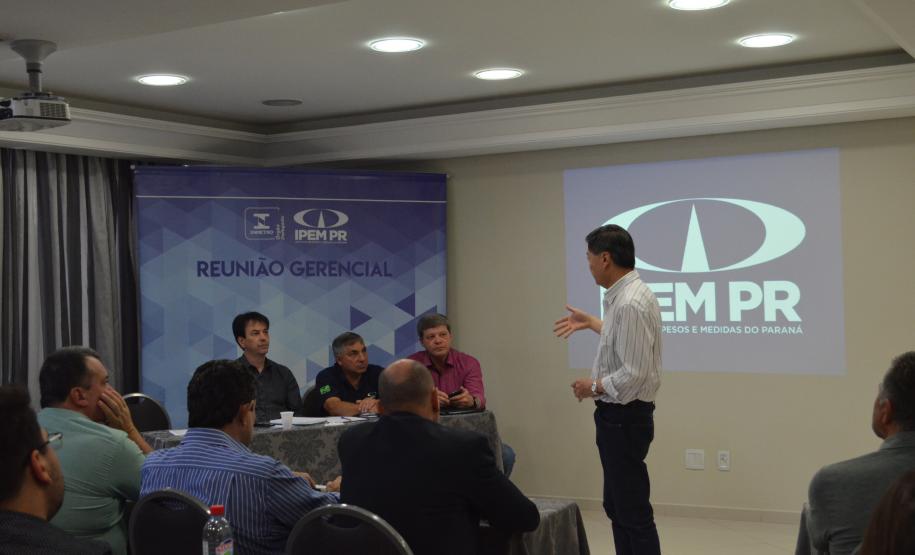 Reunião gerencial da Regional de Guarapuava