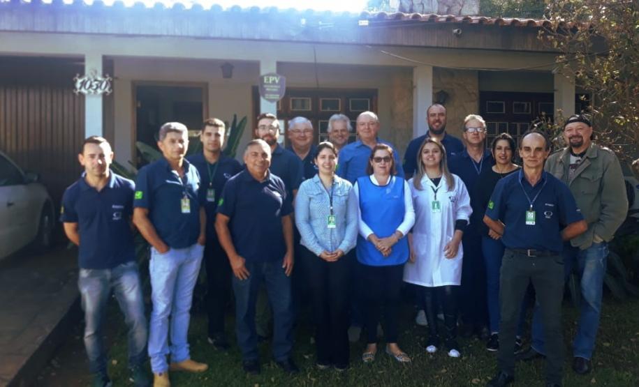 50 Anos da Regional de Guarapuava, equipe de funcionários