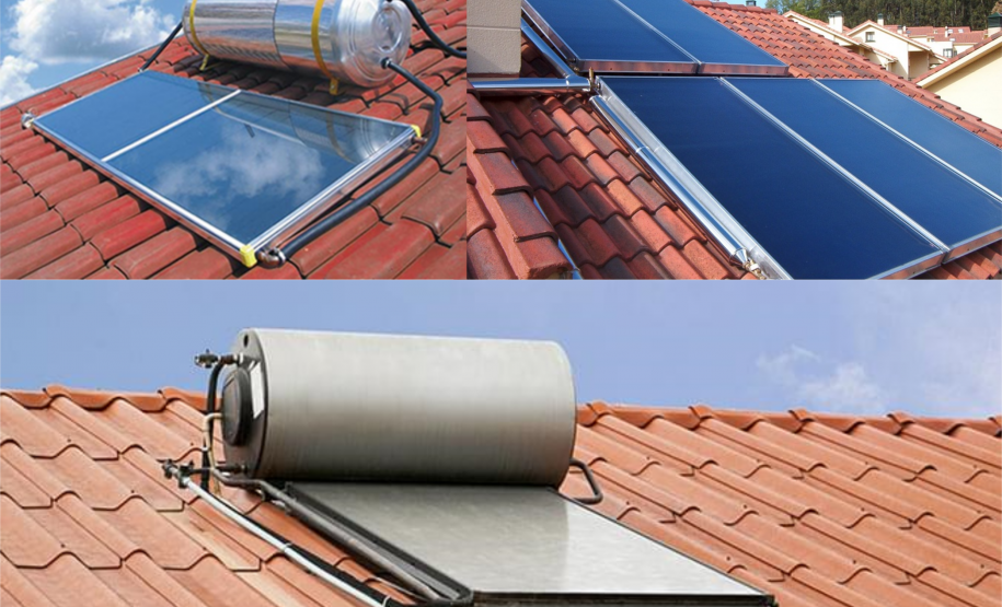 2018 11 14 Coletor Solar Sistema de aquecimento solar de água