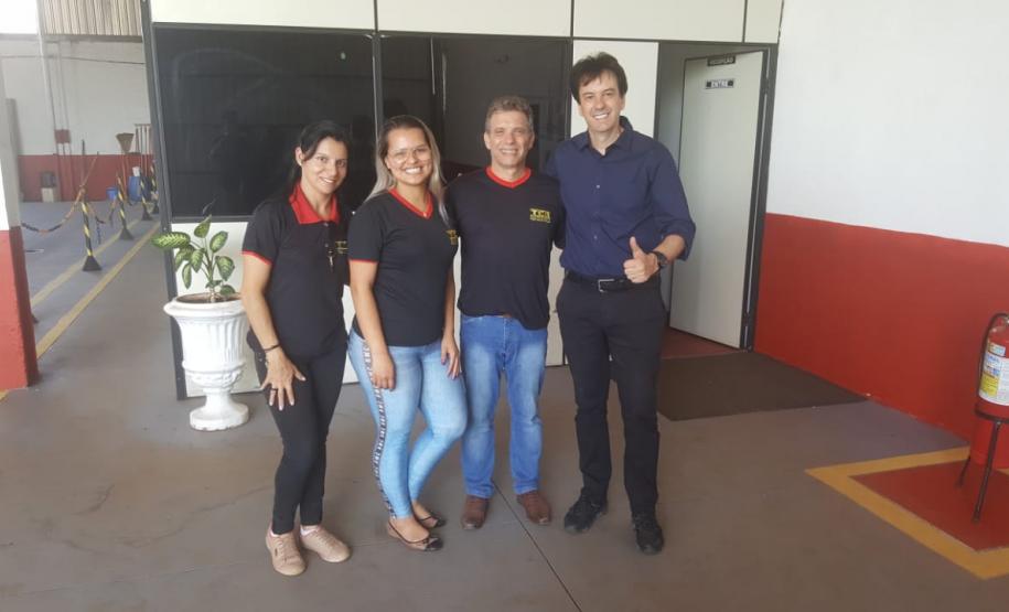 Presidente Emerson Rosetti visita permissionárias